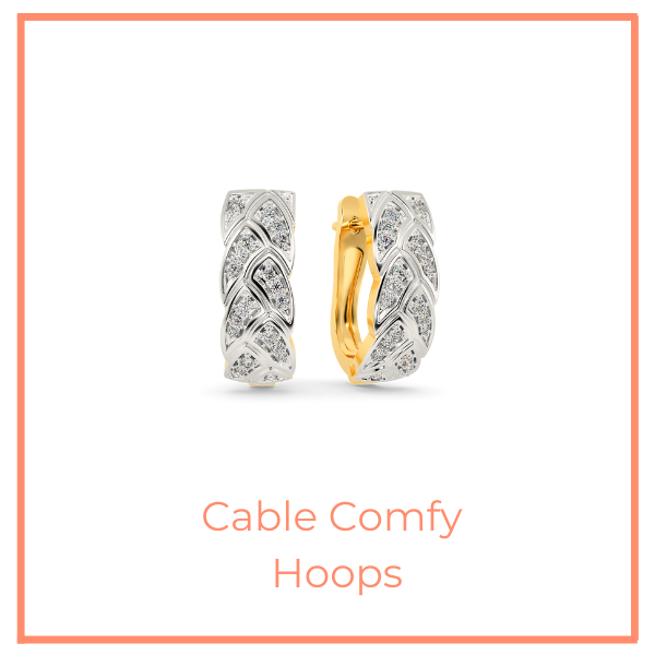 Cable Comfy Hoops