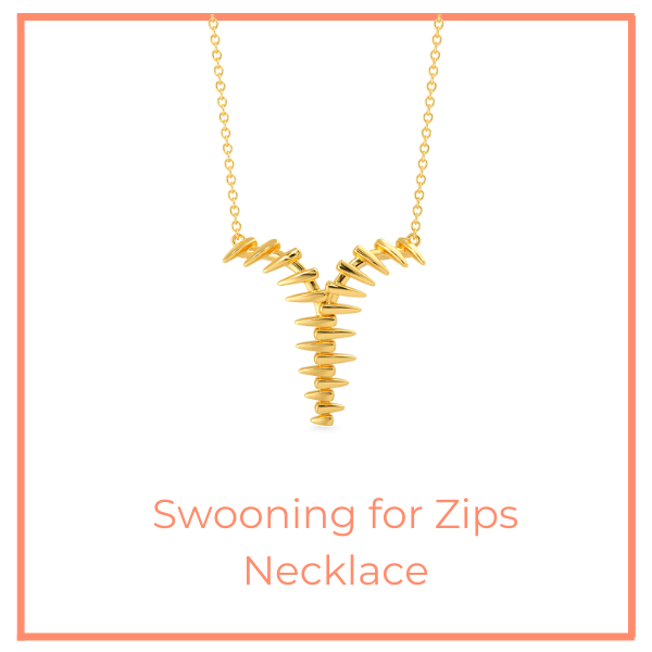 Swooning for Zips Necklace