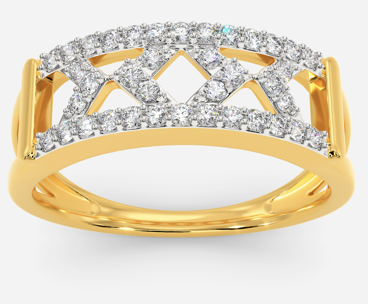 Starburst Lace Diamond Ring