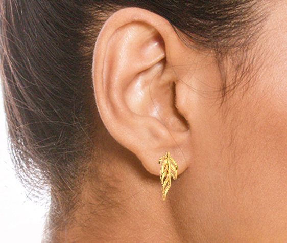 Children Wear Small Size Gold Choker Design with Earrings Teen Collections  NCKN1942