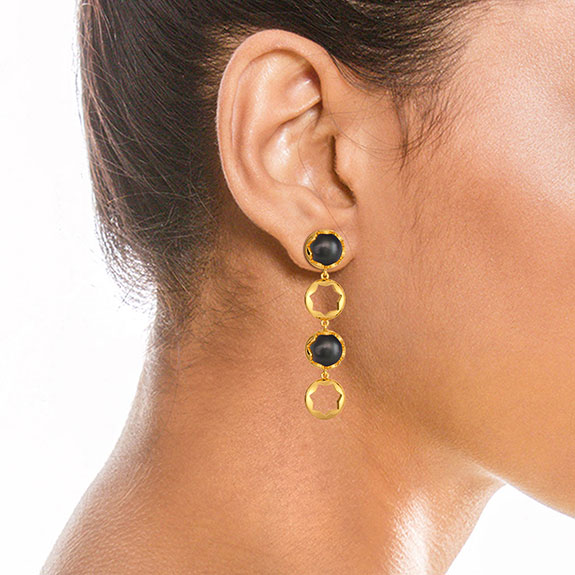 Black-Fantasy-Gemstone-Earrings