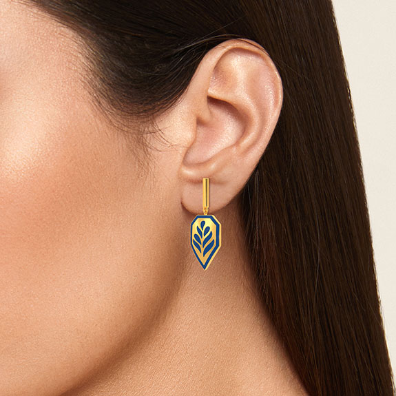 Denim-Love-Gold-Earrings