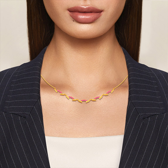 Pink-Domination-Gold-Necklaces