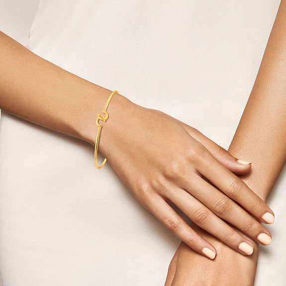 Twine-In-Gold-Bangle