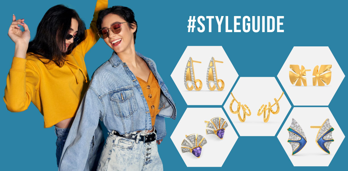 A Quick Guide to Spot 5 Gold Stud Earrings For Your Party Look! #StyleGuide