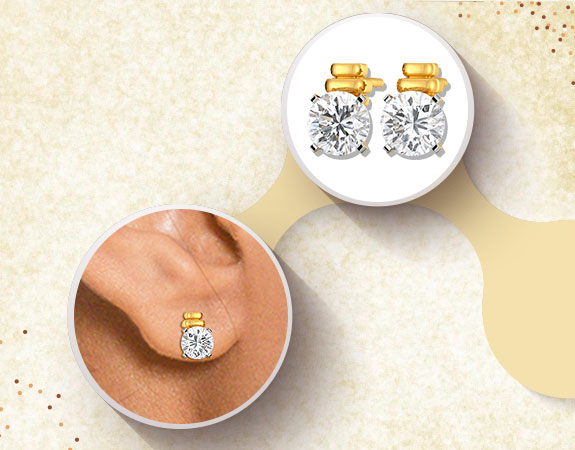 Solitaire-Search-Diamond-Earrings