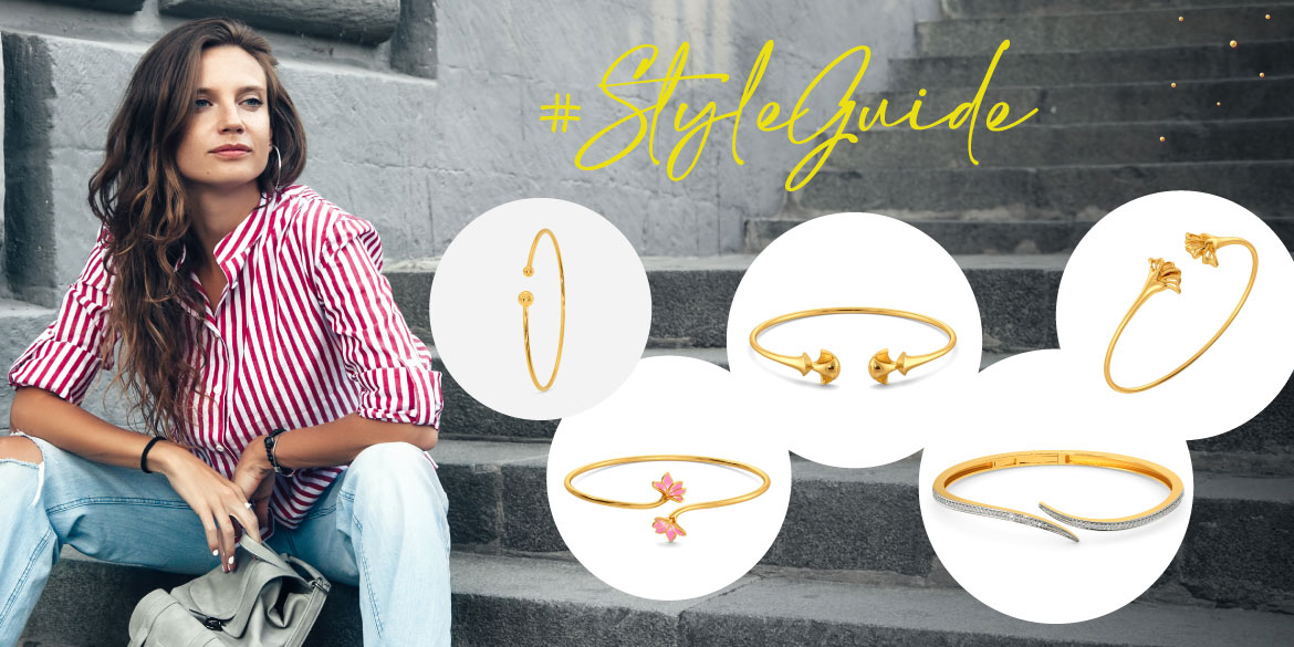 Top 5 Open Top Gold Bangles for Everyday Use! #StyleGuide
