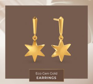 Eco Gen Gold Earrings